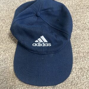 Adidas Dark Blue Cotton Blend Cap